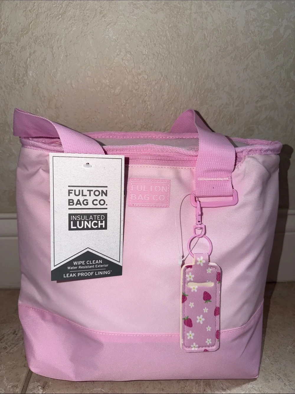 Fulton bag co matching pink